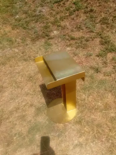 New Tendency Meta Side Table (electroplated)