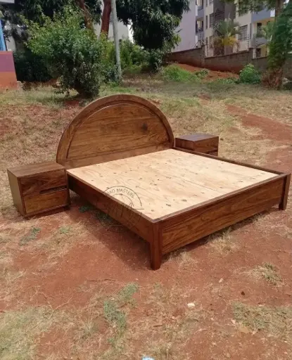 Bingu Astra King Bed +2 bedside cabinets