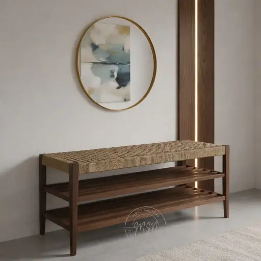 Ankh Dala entryway bench